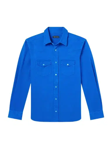 Tom Ford Garment-Dyed Denim Shirt - Men | Thumbnail 1 Tom Ford Garment-Dyed Denim Shirt - Men | Thumbnail 1