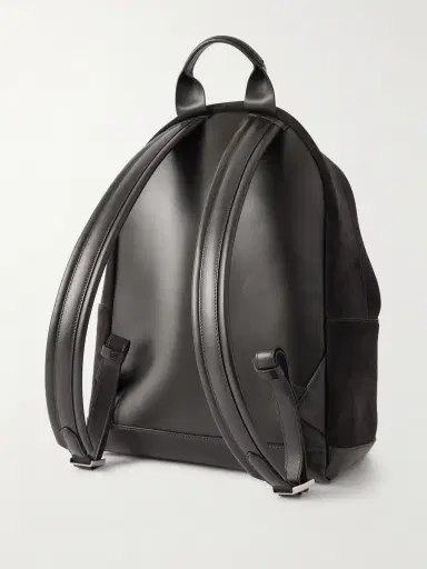 Tom Ford Buckley Leather-Trimmed Suede Backpack - Men | Thumbnail 4 Tom Ford Buckley Leather-Trimmed Suede Backpack - Men | Thumbnail 4