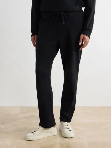 Canali Straight-Leg Cotton and Cashmere-Blend Jersey Drawstring Sweatpants - Men | Thumbnail 3 Canali Straight-Leg Cotton and Cashmere-Blend Jersey Drawstring Sweatpants - Men | Thumbnail 3
