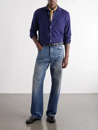 Portuguese Flannel Teca Brushed Cotton-Twill Shirt - Men | Thumbnail 2 Portuguese Flannel Teca Brushed Cotton-Twill Shirt - Men | Thumbnail 2