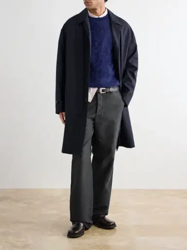 Barena Straight-Leg Cotton-Satin Trousers - Men | Thumbnail 2 Barena Straight-Leg Cotton-Satin Trousers - Men | Thumbnail 2
