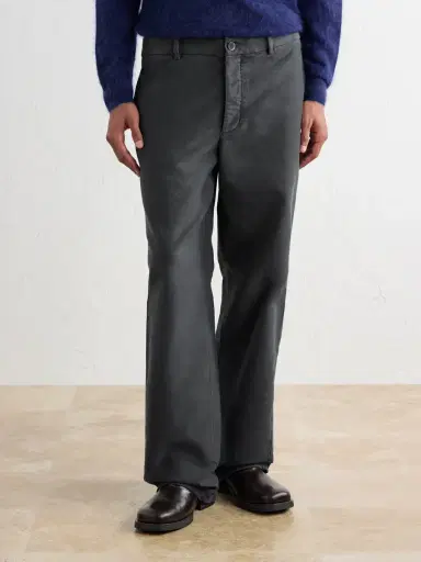 Barena Straight-Leg Cotton-Satin Trousers - Men | Thumbnail 3 Barena Straight-Leg Cotton-Satin Trousers - Men | Thumbnail 3