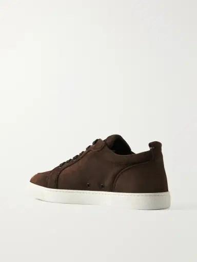Christian Louboutin Rantulow Grosgrain-Trimmed Suede Sneakers - Men | Thumbnail 4 Christian Louboutin Rantulow Grosgrain-Trimmed Suede Sneakers - Men | Thumbnail 4
