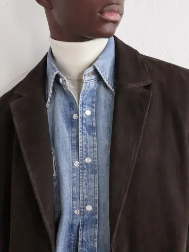 MR P. Suede Suit Jacket - Men | Thumbnail 5 MR P. Suede Suit Jacket - Men | Thumbnail 5