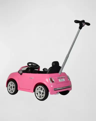 Best Ride on Cars Fiat 500 Push Car Pink Stroller | Thumbnail 3 Best Ride on Cars Fiat 500 Push Car Pink Stroller | Thumbnail 3