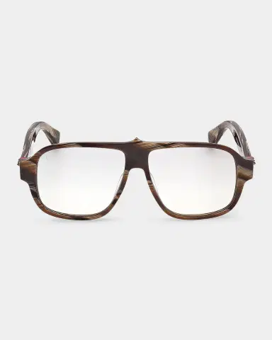Christian Louboutin Men's Temple-Spike Acetate Rectangle Eyeglasses | Thumbnail 2 Christian Louboutin Men's Temple-Spike Acetate Rectangle Eyeglasses | Thumbnail 2