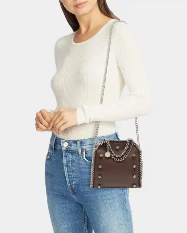 Stella McCartney Falabella Tiny Crystal Studded Shoulder Bag | Thumbnail 2 Stella McCartney Falabella Tiny Crystal Studded Shoulder Bag | Thumbnail 2