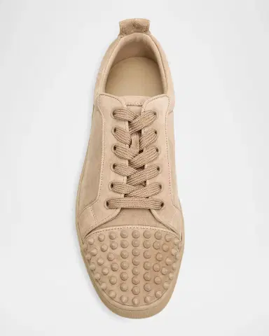 Christian Louboutin Louis Jr Spikes Canopy Suede Sneakers | Thumbnail 4 Christian Louboutin Louis Jr Spikes Canopy Suede Sneakers | Thumbnail 4