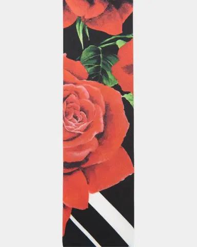 Dolce & Gabbana Rose-Printed Silk Headscarf | Thumbnail 2 Dolce & Gabbana Rose-Printed Silk Headscarf | Thumbnail 2