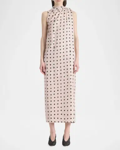 Altuzarra Jackie Embellished Silk Dress | Thumbnail 4 Altuzarra Jackie Embellished Silk Dress | Thumbnail 4