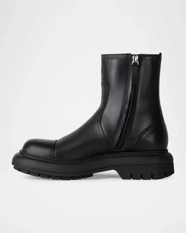 Givenchy Men's Leather Biker Ankle Boots | Thumbnail 2 Givenchy Men's Leather Biker Ankle Boots | Thumbnail 2