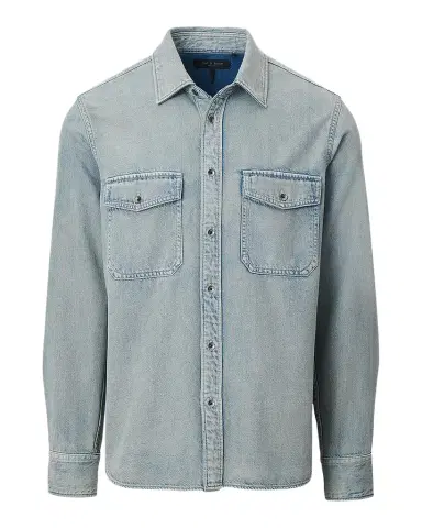 rag & bone Men's Infuse Denim CPO Overshirt | Thumbnail 1 rag & bone Men's Infuse Denim CPO Overshirt | Thumbnail 1