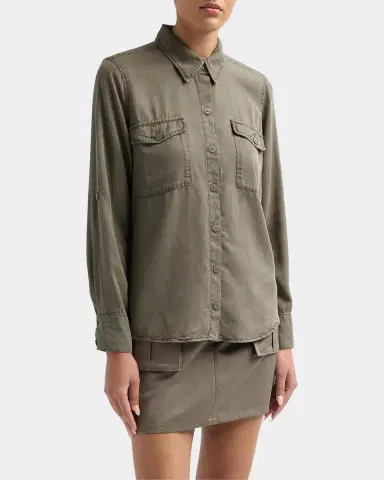 L'Agence Pearson Military Blouse | Thumbnail 4 L'Agence Pearson Military Blouse | Thumbnail 4