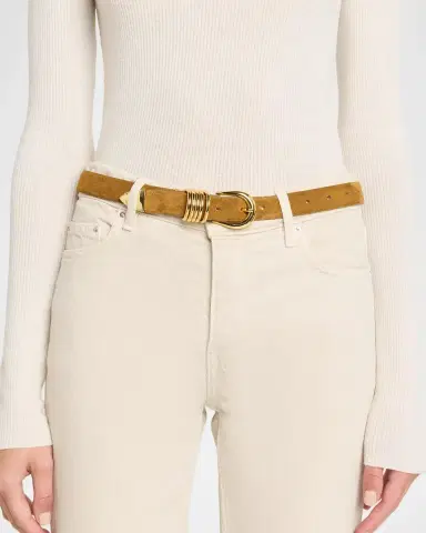 Déhanche Hollyhock Suede Belt | Thumbnail 2 Déhanche Hollyhock Suede Belt | Thumbnail 2