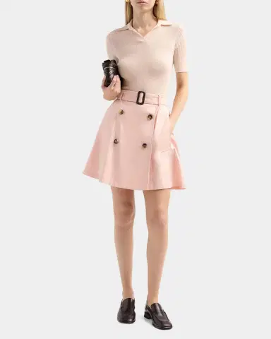 Burberry Josselyn Cotton Gabardine Trench Mini Skirt | Thumbnail 2 Burberry Josselyn Cotton Gabardine Trench Mini Skirt | Thumbnail 2