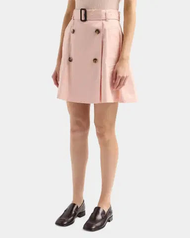 Burberry Josselyn Cotton Gabardine Trench Mini Skirt | Thumbnail 4 Burberry Josselyn Cotton Gabardine Trench Mini Skirt | Thumbnail 4