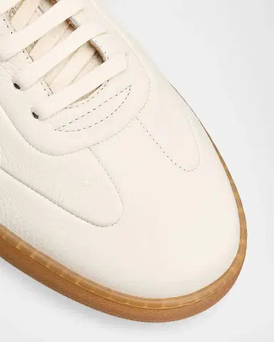 Kiton Men's Deerskin T-Toe Low-Top Sneakers | Thumbnail 3 Kiton Men's Deerskin T-Toe Low-Top Sneakers | Thumbnail 3
