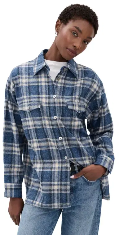 Citizens of Humanity Vintage Button Down Shirt arina Plaid | Thumbnail 1 Citizens of Humanity Vintage Button Down Shirt arina Plaid | Thumbnail 1