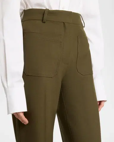 Victoria Beckham Alina Patch Pocket Wide-Leg Trousers | Thumbnail 5 Victoria Beckham Alina Patch Pocket Wide-Leg Trousers | Thumbnail 5