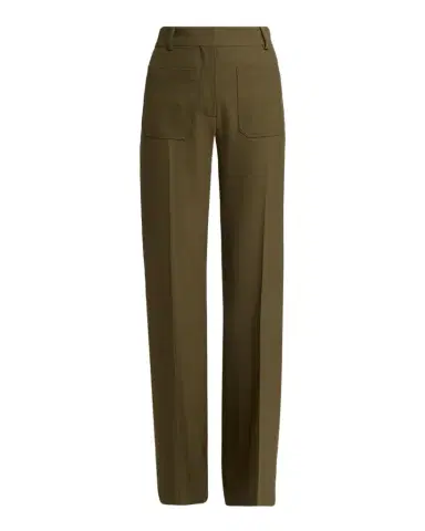 Victoria Beckham Alina Patch Pocket Wide-Leg Trousers | Thumbnail 1 Victoria Beckham Alina Patch Pocket Wide-Leg Trousers | Thumbnail 1