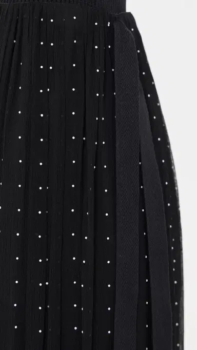 Vince Heat et Dot Gathered Skirt Black | Thumbnail 6 Vince Heat et Dot Gathered Skirt Black | Thumbnail 6