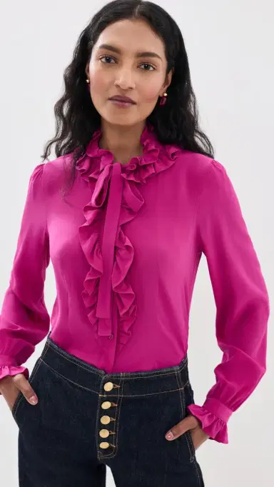 Ulla Johnson Catroux Silk Blouse | Thumbnail 2 Ulla Johnson Catroux Silk Blouse | Thumbnail 2