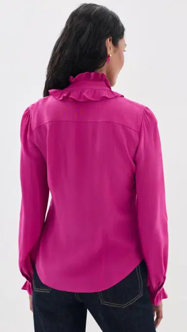 Ulla Johnson Catroux Silk Blouse | Thumbnail 3 Ulla Johnson Catroux Silk Blouse | Thumbnail 3