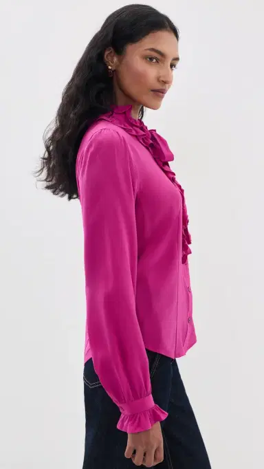 Ulla Johnson Catroux Silk Blouse | Thumbnail 4 Ulla Johnson Catroux Silk Blouse | Thumbnail 4