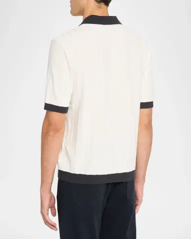 rag & bone Men's Zuma Stripe Contrast-Trim Polo Shirt | Thumbnail 3 rag & bone Men's Zuma Stripe Contrast-Trim Polo Shirt | Thumbnail 3