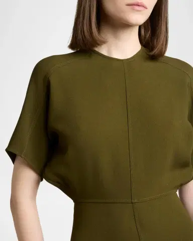 Victoria Beckham Eleanor A-Line Midi Dress | Thumbnail 5 Victoria Beckham Eleanor A-Line Midi Dress | Thumbnail 5