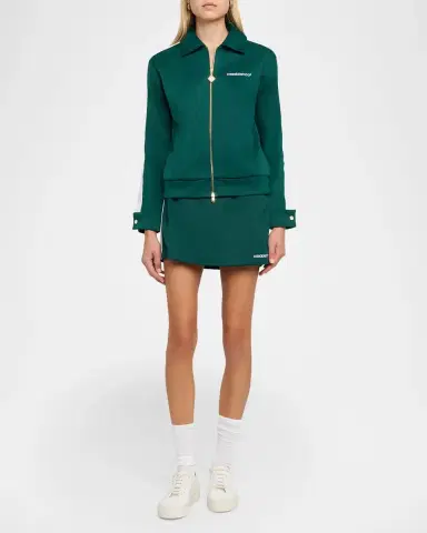 Casablanca Side-Stripe Scuba Bomber Jacket | Thumbnail 2 Casablanca Side-Stripe Scuba Bomber Jacket | Thumbnail 2