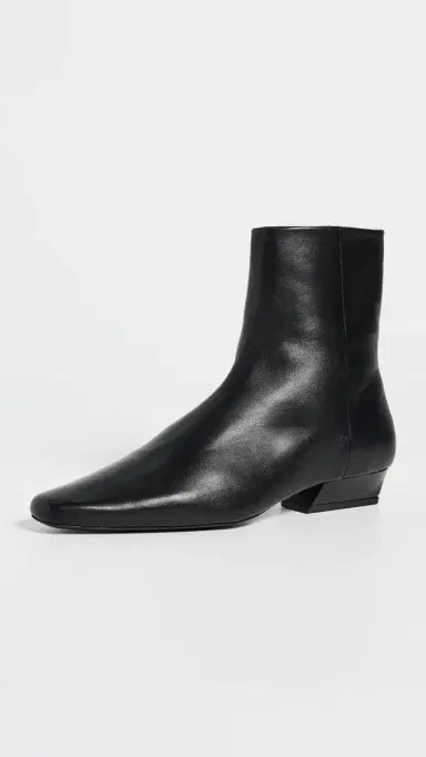 Staud Wally Flat Ankle Boots Black | Thumbnail 2 Staud Wally Flat Ankle Boots Black | Thumbnail 2