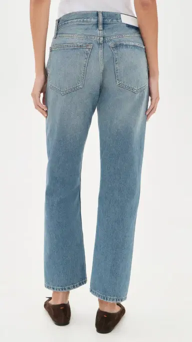 RE/DONE Blondie Straight Jeans Worn Blue | Thumbnail 3 RE/DONE Blondie Straight Jeans Worn Blue | Thumbnail 3