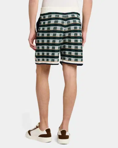 Casablanca Mosaic Cotton Knit Shorts | Thumbnail 3 Casablanca Mosaic Cotton Knit Shorts | Thumbnail 3