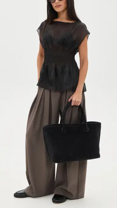 LIÉ STUDIO The Grace Tote Black Suede One Size | Thumbnail 3 LIÉ STUDIO The Grace Tote Black Suede One Size | Thumbnail 3
