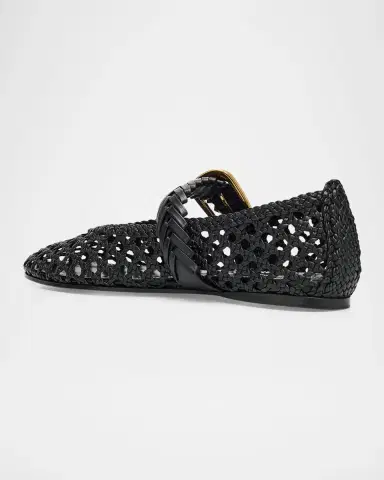 Zimmermann Alchemy Woven Leather Ballerina Flats | Thumbnail 2 Zimmermann Alchemy Woven Leather Ballerina Flats | Thumbnail 2