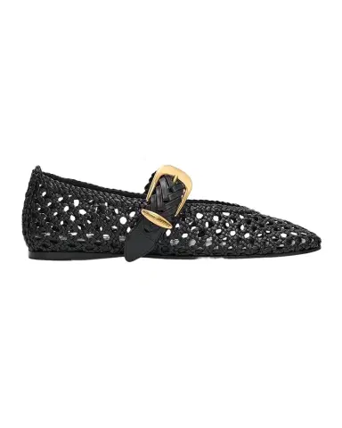 Zimmermann Alchemy Woven Leather Ballerina Flats | Thumbnail 1 Zimmermann Alchemy Woven Leather Ballerina Flats | Thumbnail 1