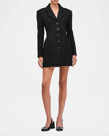Marc Jacobs Strong-Shoulder Blazer Mini Dress | Thumbnail 2 Marc Jacobs Strong-Shoulder Blazer Mini Dress | Thumbnail 2