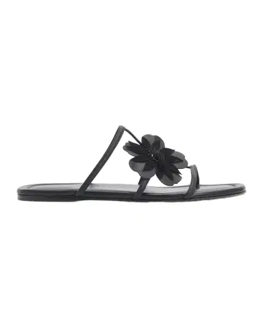 Zimmermann Belara Flower-Appliqué Leather Sandals | Thumbnail 1 Zimmermann Belara Flower-Appliqué Leather Sandals | Thumbnail 1