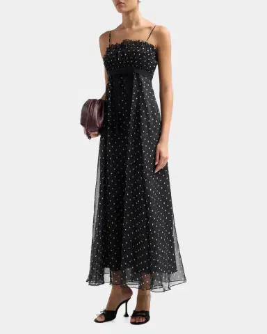 Zimmermann Frill Pleated Maxi Dress | Thumbnail 4 Zimmermann Frill Pleated Maxi Dress | Thumbnail 4