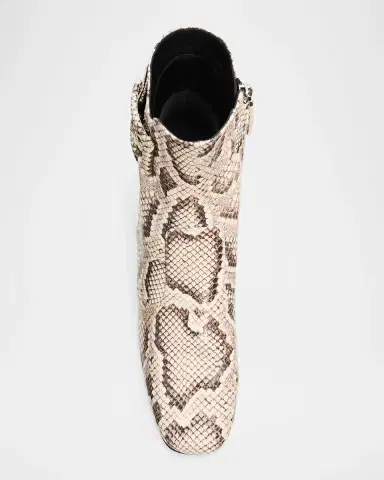Roger Vivier 45mm Tres Vivier Snake-Printed Leather Ankle Boots | Thumbnail 4 Roger Vivier 45mm Tres Vivier Snake-Printed Leather Ankle Boots | Thumbnail 4