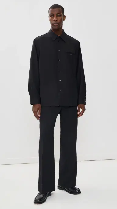 Helmut Lang Double Pleated Gabardine Trousers | Thumbnail 5 Helmut Lang Double Pleated Gabardine Trousers | Thumbnail 5