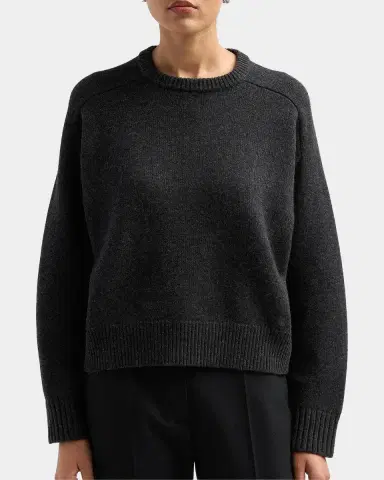 Loulou de Saison Breha Wool-Cashmere Piped Sweater | Thumbnail 5 Loulou de Saison Breha Wool-Cashmere Piped Sweater | Thumbnail 5