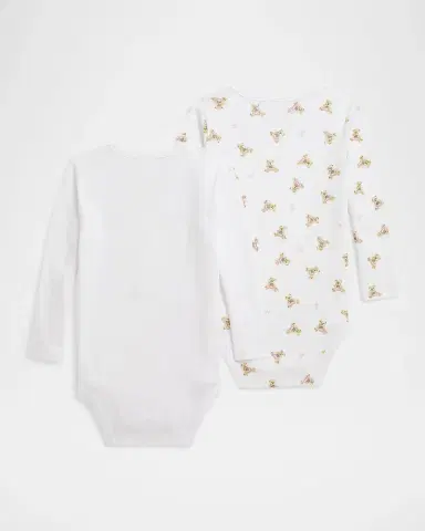 Ralph Lauren Baby Girl's 2-Piece American Flag Polo Bear Bodysuit Set | Thumbnail 2 Ralph Lauren Baby Girl's 2-Piece American Flag Polo Bear Bodysuit Set | Thumbnail 2