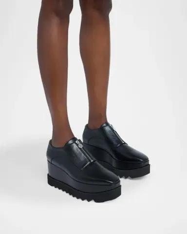Stella McCartney Elyse 80MM Zipped Platform Derby Shoes | Thumbnail 2 Stella McCartney Elyse 80MM Zipped Platform Derby Shoes | Thumbnail 2