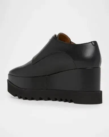 Stella McCartney Elyse 80MM Zipped Platform Derby Shoes | Thumbnail 4 Stella McCartney Elyse 80MM Zipped Platform Derby Shoes | Thumbnail 4