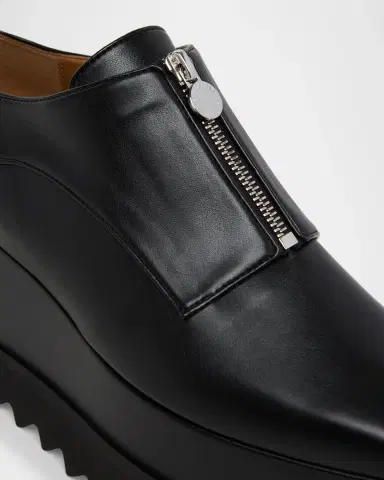 Stella McCartney Elyse 80MM Zipped Platform Derby Shoes | Thumbnail 5 Stella McCartney Elyse 80MM Zipped Platform Derby Shoes | Thumbnail 5