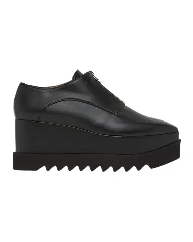 Stella McCartney Elyse 80MM Zipped Platform Derby Shoes | Thumbnail 1 Stella McCartney Elyse 80MM Zipped Platform Derby Shoes | Thumbnail 1