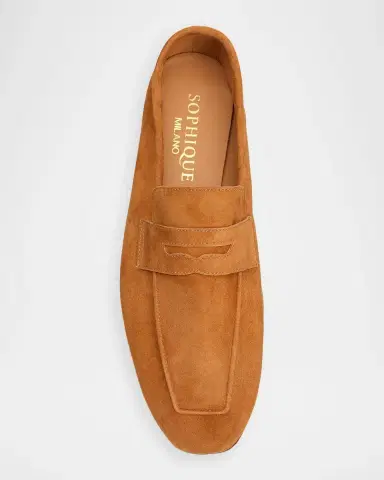 SOPHIQUE Essenziale Leopard Suede Penny Loafers | Thumbnail 5 SOPHIQUE Essenziale Leopard Suede Penny Loafers | Thumbnail 5