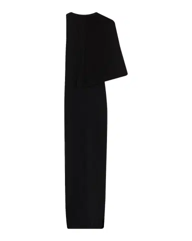 Rick Owens Sleeveless Asymmetric Scarf Wool Knit Maxi Dress | Thumbnail 5 Rick Owens Sleeveless Asymmetric Scarf Wool Knit Maxi Dress | Thumbnail 5